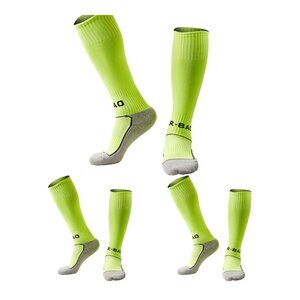 3 NEW pairs long soccer socks